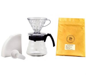 Kit Hario V60 et café